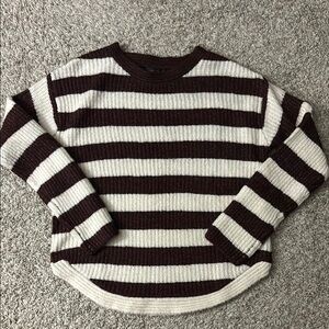 NWOT Love tree size small stripe sweater